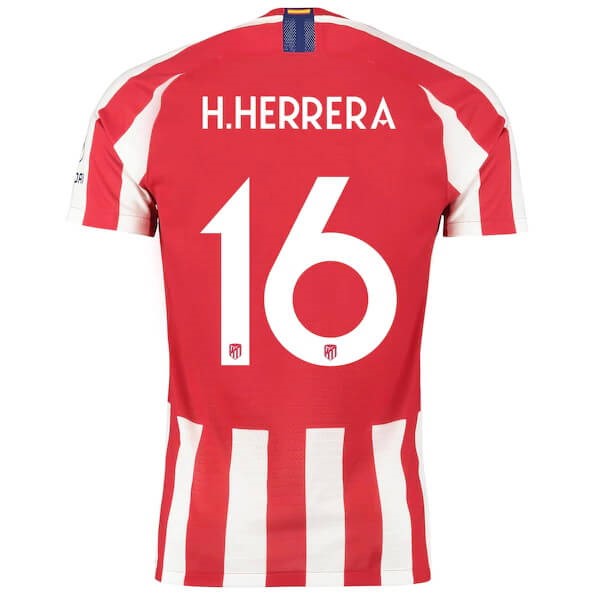 Tailandia Camiseta Atletico Madrid NO.16 H. Herrera 2019-20 Rojo